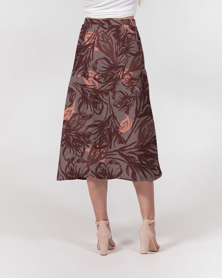 WILLOW A-LINE MIDI SKIRT