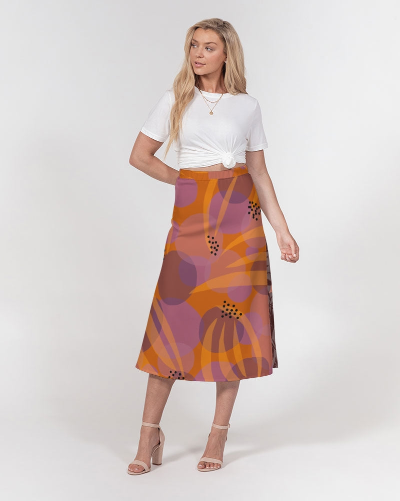 WILLOW A-LINE MIDI SKIRT