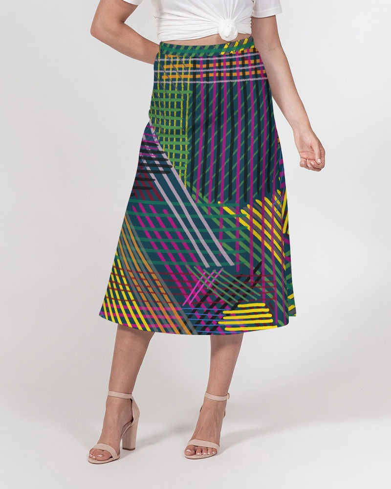 DELORES A-LINE MIDI SKIRT