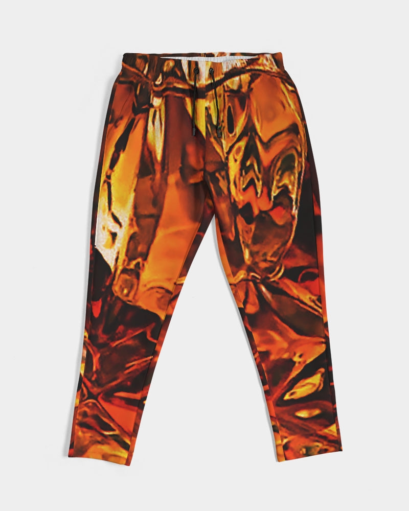 Men’s jogger pant with all over whiskey on ice print design.