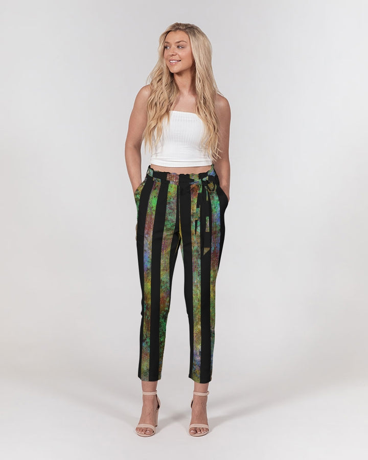 FIFI BELTED TAPERED PANTS