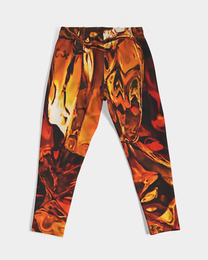 Men’s jogger pant with all over whiskey on ice print design.