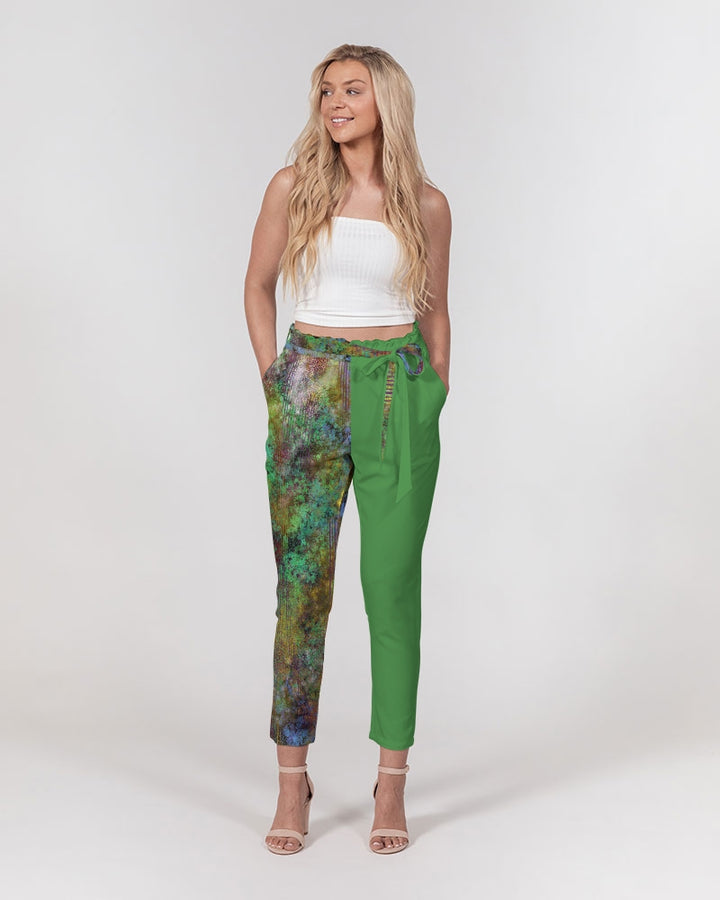 SONJA BELTED TAPERED PANTS