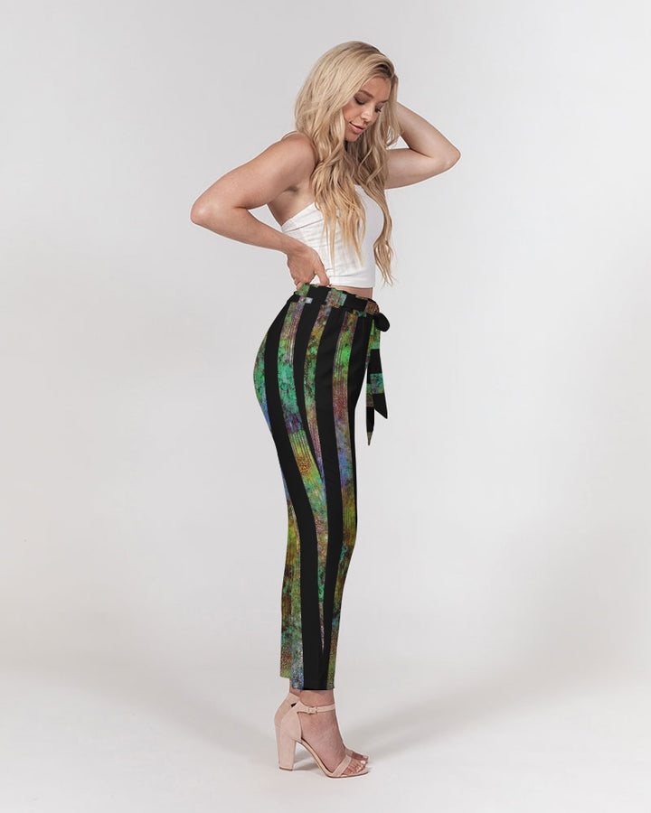 FIFI BELTED TAPERED PANTS