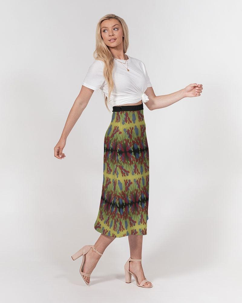 AISA A-LINE MIDI SKIRT