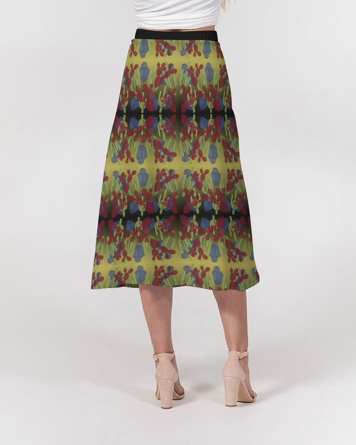 AISA A-LINE MIDI SKIRT