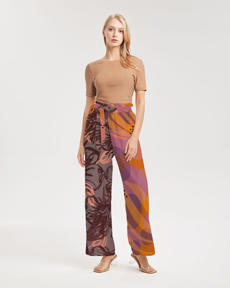 AKI HIGH-RISE WIDE LEG PANTS