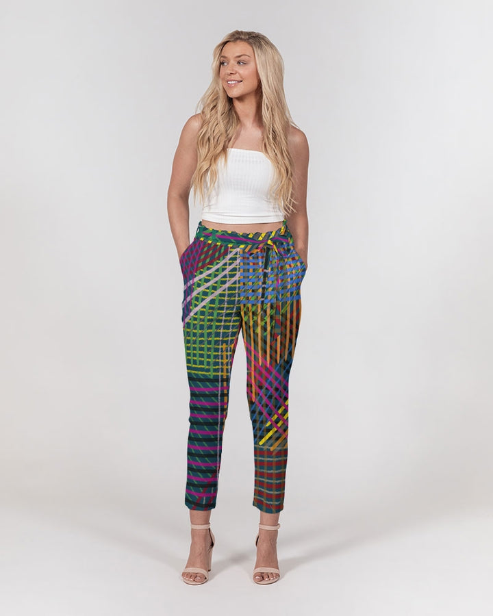 ALEXA BELTED TAPERED PANTS