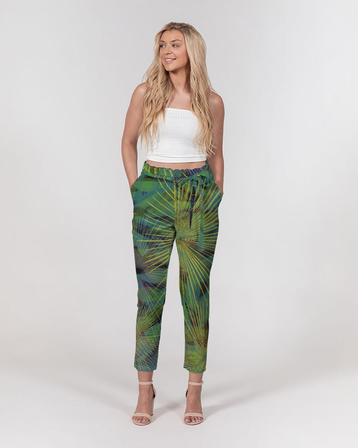 MATILDA BELTED TAPERED PANTS