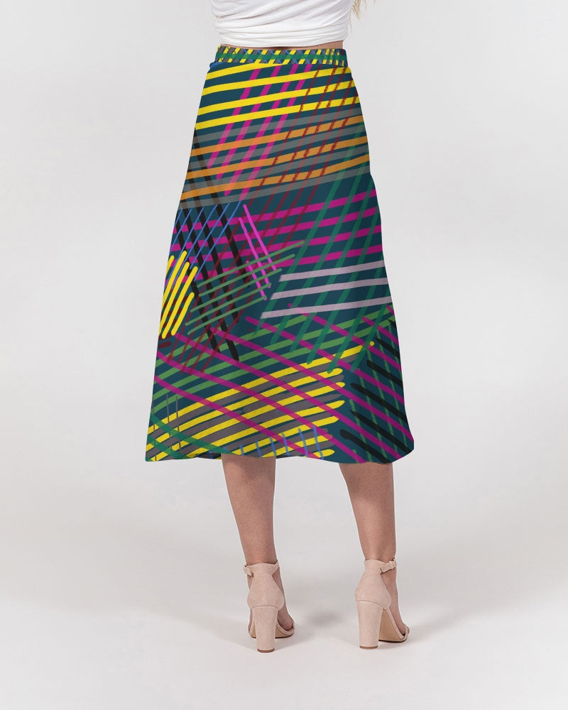 DELORES A-LINE MIDI SKIRT