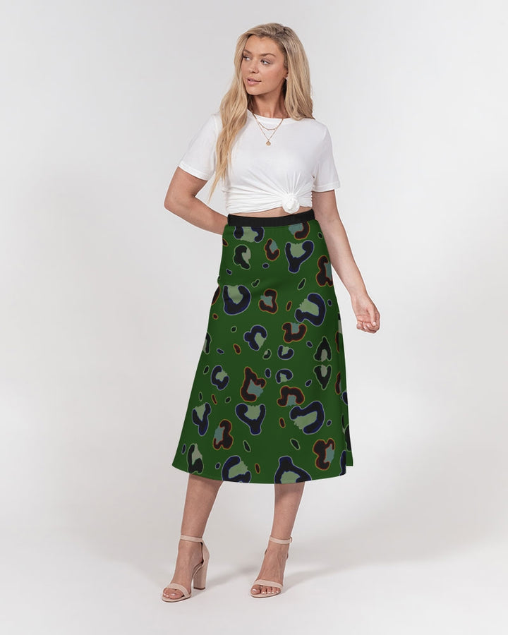 EMMIE A-LINE MIDI SKIRT