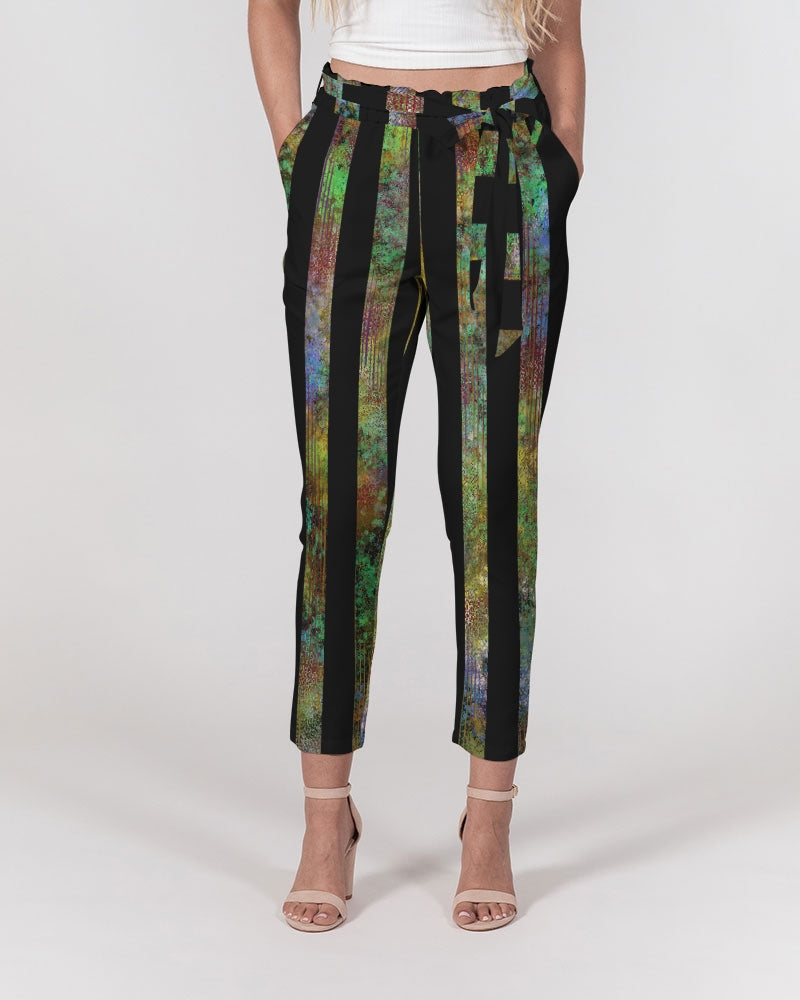 FIFI BELTED TAPERED PANTS