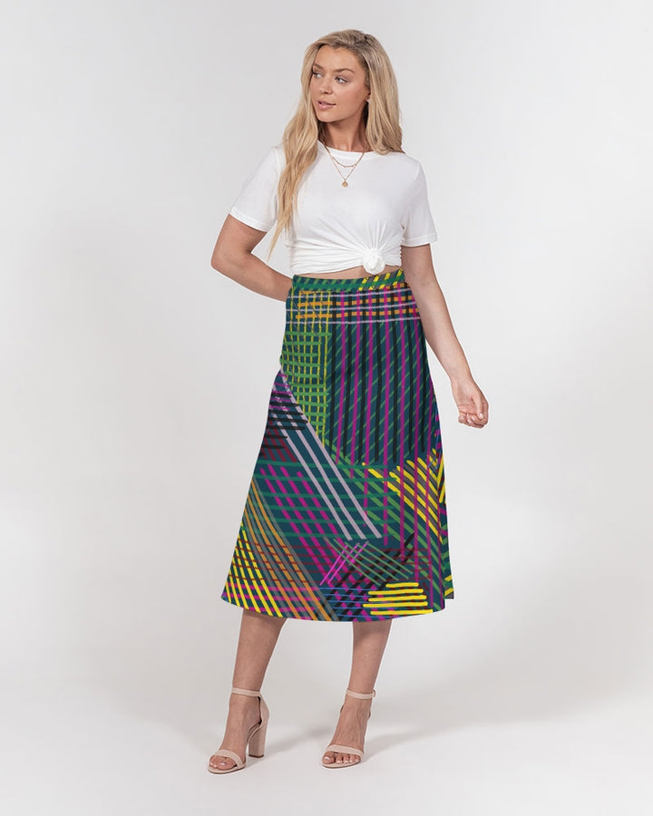 DELORES A-LINE MIDI SKIRT